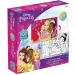 Luna: Disney princezné 2 v 1, 100-dielne omaľovánky puzzle