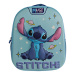 Luna: Must Team 3D Stitch zaoblený škôlkarský batoh s kozmickým motívom 26x10x32 cm
