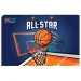 Luna: Must Team basketbalový vzor stôl podložka pod ruku 43x29 cm