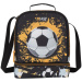 Luna: Must Team taška na desiatu s motívom futbalovej lopty, izolačná, s dvoma priehradkami, 22x16x28 cm