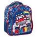 Luna: Must tímový, zaoblený, 2-komorový škôlkarský batoh s motívom Monster Truck, 27x10x31 cm