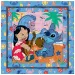 Luna: Stitch Havajská nálada 64-dielne rámové vyfarbovacie puzzle