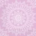 Mandala fialovo-biele papierové obrúsky – 2-vrstvové, 33x33 cm, 20 ks