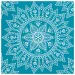 Mandala modro-biela 2-vrstvová papierová servítka balenie 20 ks
