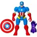 Marvel Mix Mashers: Avengers Kapitán Amerika figúrka s doplnkami - Hasbro