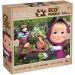 Máša a medve na jazere 2 v 1 24-dielne Eco maxi puzzle a omaľovánka 70x50 cm - Lisciani