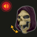 Masters of the Universe: Obrancovia vesmíru — Skeletor: svietiaca a zvuková maska s kostnatou tvárou - Mattel