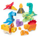 Melissa &amp; Doug Blockables stavebnica s dinosaurusmi, 69 dielov