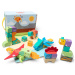Melissa &amp; Doug Blockables stavebnica s dinosaurusmi, 69 dielov