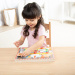 Melissa &amp; Doug Push to Pop Puzzle – Šťastné sliepky, drevené rozvíjacie puzzle - Spin Master