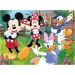 Mickey Mouse 2 v 1, 24-dielne puzzle a omaľovánka 35x25 cm – Lisciani