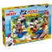Mickey Mouse 2 v 1, 250-dielikové puzzle a omaľovánka 50x35 cm – Lisciani