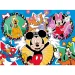Mickey Mouse a priatelia 2 v 1 24-dielna Eco mini puzzle a omaľovánka 35x25cm – Lisciani