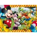Mickey Mouse a priatelia 2 v 1 60-dielne Eco puzzle a omaľovánka 70x50 cm - Lisciani