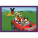Mickey a priatelia 4 v 1 Supercolor puzzle - Clementoni