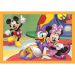 Mickey a priatelia 4 v 1 Supercolor puzzle - Clementoni