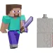 Minecraft: Figúrka Steve s doplnkami - Mattel