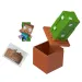 Minecraft Reveal minifigúrka v úložnom boxe - Kaktus - Mattel