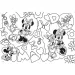 Minnie myš 2 v 1 maxi 2x24-dielne puzzle a omaľovánka 50x35 cm - Lisciani