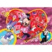 Minnie myška 2 v 1, 24-dielne puzzle a omaľovánka 50x35 cm – Lisciani
