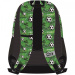 Must: Školský zaoblený batoh s futbalovým motívom 32x18x43cm