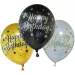 Narodeninové balóny s nápisom "Happy Birthday" 6-kusová sada