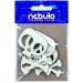 Nebulo: Kartónová dekorácia lebiek, sada 6 ks