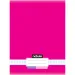 Nebulo: Zošívaný štvorčekovaný neónovo ružový zošit 87-32 A/4