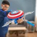 Nerf: Kapitán Amerika - Krásny nový svet Blaster skyshot penový vystreľovací štít - Hasbro