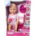 New Born Baby bábika, ktorá močí, s príslušenstvom 38 cm - Simba Toys obrázok 1