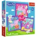 Peppa Pig 3 v 1 20-36-50 ks puzzle - Trefl