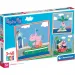 Peppa Pig 3x48 dielov puzzle Supercolor - Clementoni