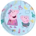 Peppa Pig papierové taniere 8 ks set 23 cm