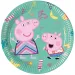 Peppa Pig párty papierové taniere, 8 ks sada
