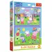 Peppa na ihrisku 2x24-dieliková puzzle - Trefl