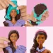 Play-Doh: Barbie Fashionista súprava na výrobu šiat s volánikmi z plastelíny s bábikou - Hasbro