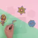PlayBox: 5mm MIDI žehliace korálky - Prúžkované kusy v balení 10 000 ks