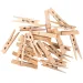 PlayBox: Prírodné drevené dekoračné štipce 74mm, balenie 24 kusov