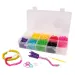 PlayBox: Sada na výrobu gumičkových náramkov s 9 farbami, 2700 kusov