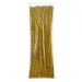 PlayBox: Zlaté chenillové vlákna 100 ks 6mm