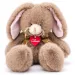 Plyšová figúrka zajačika Cappuccino 36 cm - Lumpin