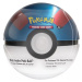 Pokémon TCG 2024 Poké Ball Tin – kovová krabička v tvare Pokéballu s 3 boostermi, v rôznych variantoch