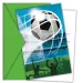 Pozvánka na futbalovú párty s obálkou, sada 6 ks