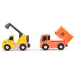 Pracovné stroje, sada 8 vozidiel s figúrkou - Woodyland