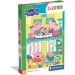 Prasiatko Peppa 2×20-dielne Supercolor puzzle - Clementoni