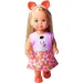 Ročná Love Cutie bábika v oblečení s motívom zvierat v rôznych variantoch, 12 cm - Simba Toys
