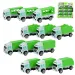 Sanitation Truck: 12 kusový set nákladných áut na prepravu odpadu 1/64