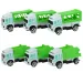 Sanitation Truck: 12 kusový set nákladných áut na prepravu odpadu 1/64