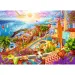 Santorini atmosféra 1000-dielikové prémiové puzzle - Trefl