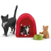 Schleich: Farm World - Herný zážitok pre roztomilé mačky hrací set (42501)